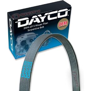 Dayco Main Drive Serpentine Belt compatible with Nissan Titan 5.6L V8 2004-2015