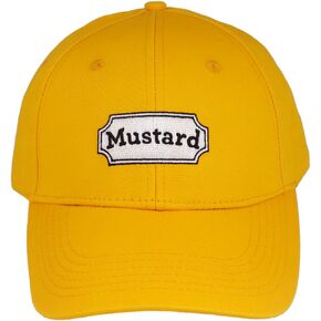 Ketchup Mustard Cap for Couple Mr. Mrs. Husband Wife Boyfriend Girlfriend, Adjustable Cotton Embroidered Hat for Birthday Christmas Thanksgiving Gifts (Yellow)
