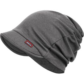 FADACHY Hat for Women - Headwear Soft Double-Layer Autumn Spring Winter Hats with Brim/Slouchy Beanie Cap Fashion Visor Hats
