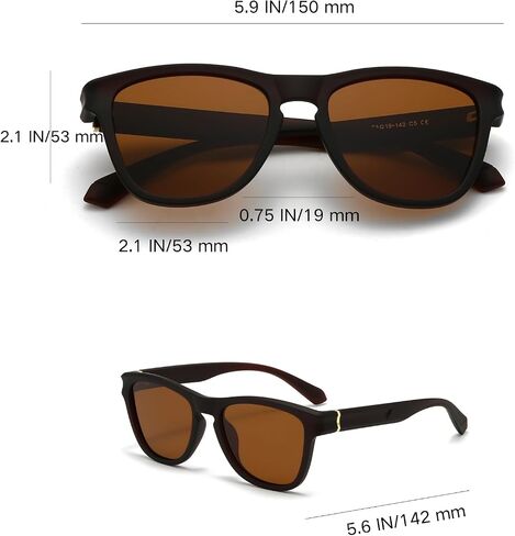 Sunglasses for Women Men,Polarized Sunglasses UV Protection,Classic Trendy Shades, Sun Glasses Driving Fishing Golf in Saudi Arabia