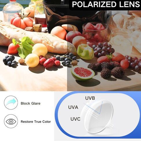 Sunglasses for Women Men,Polarized Sunglasses UV Protection,Classic Trendy Shades, Sun Glasses Driving Fishing Golf in Saudi Arabia