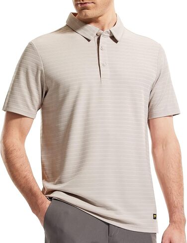 MIER Men's Quick Dry Golf Polo Shirts Short Sleeve Lightweight Casual Shirts Soft Polyester Collared Shirt in Saudi Arabia