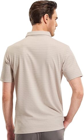 MIER Men's Quick Dry Golf Polo Shirts Short Sleeve Lightweight Casual Shirts Soft Polyester Collared Shirt in Saudi Arabia