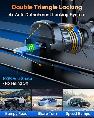 【2024 Ultimate】 حامل هاتف السيارة، ذراع ألومنيوم قابل للانحناء والتعديل، حامل هاتف خلوي للوحة القيادة للسيارة، حامل هاتف على الزجاج الأمامي لهاتف iPhone 15 14 13 12 Pro Max Samsung Pickup Truck، أزرق in Kuwait