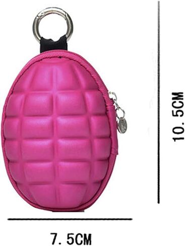 Grenade Shaped Keys Holder Wallets,KeyChain Pouch Novelty Zipper Coin Purse Keys Housekeeper in Saudi Arabia