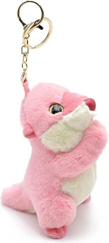 Plush Otter Stuffed Animals Beaver Keychains Ornaments Pendant Key Chains in Kuwait