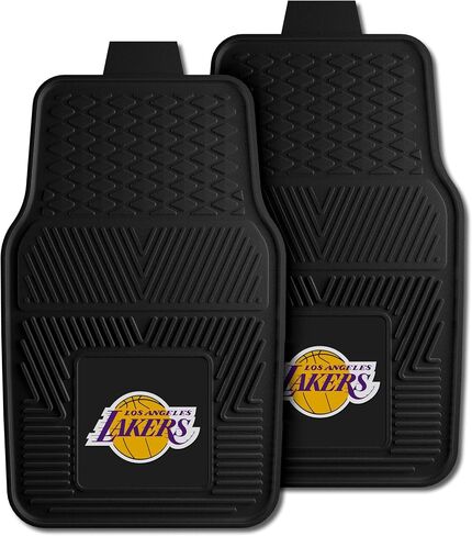 FANMATS 39917 NBA - مجموعة سجادات سيارة نيويورك نيكس 4 قطع من الفينيل | سجادات السيارة للمقعد الأمامي والمقعد الخلفي مع شعار الفريق in Saudi Arabia