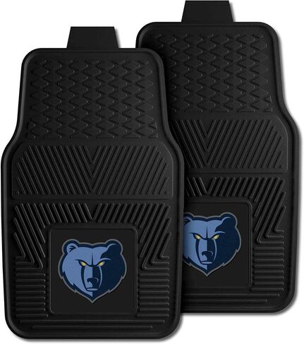 FANMATS 39917 NBA - مجموعة سجادات سيارة نيويورك نيكس 4 قطع من الفينيل | سجادات السيارة للمقعد الأمامي والمقعد الخلفي مع شعار الفريق in Saudi Arabia