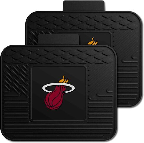 FANMATS 39917 NBA - مجموعة سجادات سيارة نيويورك نيكس 4 قطع من الفينيل | سجادات السيارة للمقعد الأمامي والمقعد الخلفي مع شعار الفريق in Saudi Arabia