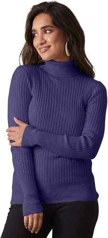 Fair Trade Organic Ribbed Turtleneck Sweater in Saudi Arabia