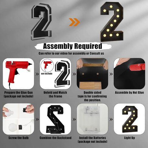 4FT Marquee Light up Numbers 80 Large Black Marquee Numbers for 80th Birthday Decorations Mosaic Numbers Frame Giant Cardboard Numbers with Light Bulbs Pre-Cut Cut-Out Foam Board DIY Anniversary Decor in Saudi Arabia