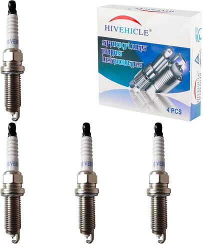 V7451 شمعات الإشعال إيريديوم بالليزر - شمعات الإشعال البديلة للسيارات، استبدال OE XP5683 ILKAR7B11 4912,4 Pack in Kuwait
