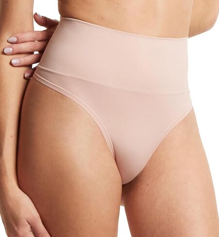 hanky panky Women's Body Mid Rise Thong (4H1921), Macchiato in Kuwait