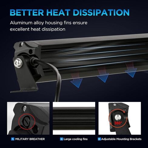 BIGLION.X 22 بوصة كهرمان/6000 كيلو ATV UTV LED شريط إضاءة 2 قطعة 3 بوصة كهرماني/أصفر LED ضوء القرون 8000LM مع الأسلاك تسخير LED ضوء بار عدة للشاحنات ATV UTV Jeep in Kuwait