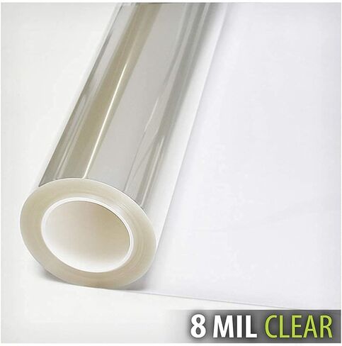 BDF S8MC Window Film Security and Safety 8 Mil Clear - 48in X 49ft in Kuwait