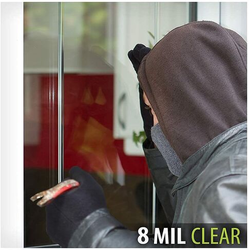 BDF S8MC Window Film Security and Safety 8 Mil Clear - 48in X 49ft in Kuwait