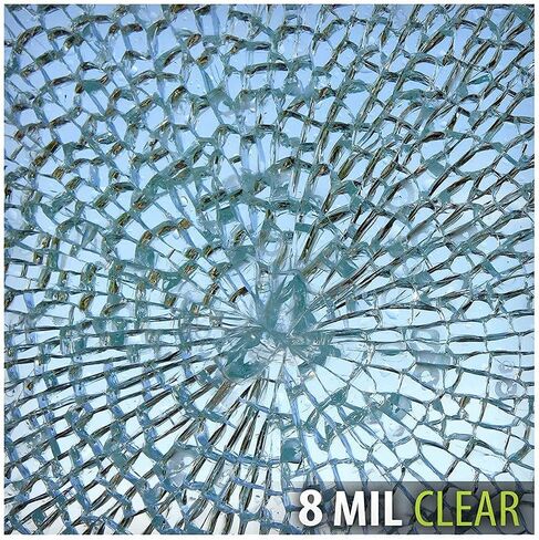 BDF S8MC Window Film Security and Safety 8 Mil Clear - 48in X 49ft in Kuwait
