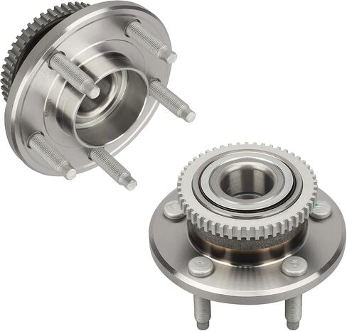 IRONTEK Front Wheel Hub and Bearing Assembly (5 Lugs W/ABS) Compatible for 2005-2014 Ford Mustang 2005-2007 Avanti 2 PCS 513221x2 in Saudi Arabia