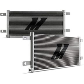 Mishimoto MMTC-RAM-15SL Transmission Cooler, Compatible with Dodge Ram Cummins 6.7L, 2015-2018