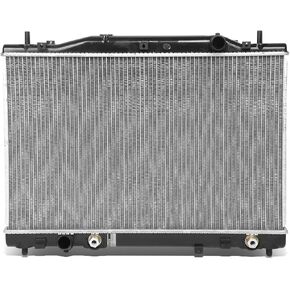 DNA Motoring OEM-RA-2731 Full Aluminum Core Direct Fit Radiator Compatible with 04-07 Cadillac CTS 2.8L 3.6L 5.7L 6.0L, 25-13/16" W X 16-3/4" H X 1-1/16"D, 1-3/8" Inlet, 1-3/8" Outlet