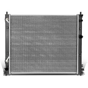 DNA Motoring OEM-RA-2731 Full Aluminum Core Direct Fit Radiator Compatible with 04-07 Cadillac CTS 2.8L 3.6L 5.7L 6.0L, 25-13/16" W X 16-3/4" H X 1-1/16"D, 1-3/8" Inlet, 1-3/8" Outlet