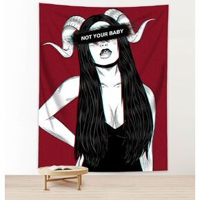 MeguMoon Sexy Tapestry, Hot Girl Sexy Women Wall Tapestry, Sexy Art Decorations for Bedroom Livingroom Dorm Bedroom (60"x40")