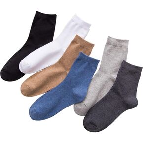 6 Pairs Running Athletic Ankle Socks For Women and Men Soft Cotton Crew Socks Thin Quarter Socks Casual