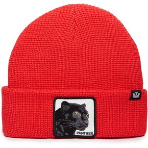 Goorin Bros. The Farm Unisex Acrylic Cuffed Beanie, Red (Panther Vision), One Size