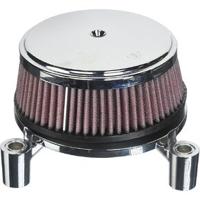 Arlen Ness 18-320 Big Sucker Stage I Air Filter Kit with Cover, Chrome