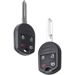 2Pcs Car Key Fob Keyless Entry Remote CWTWB1U793 4-btn Compatible with Aviator MKS MKX Town Car Zephyr Tribute Grand Marquis Montego Mariner 164-R8087 164-R8073