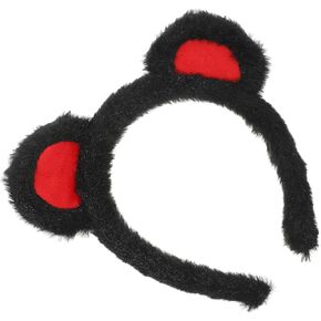 PACKOVE Animal Hair Hoop Christmas Headpiece Pompom Headband Animal Dress up Headband Zoo Animal Headband