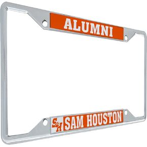 Desert Cactus Sam Houston State University SHSU Bearkats Metal License Plate Frame for Front or Back of Car Officially Licensed (Alumni)