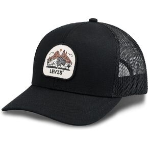 Levi's Men's Classic Style Logo Trucker Hat-Adjustable, Lightweight