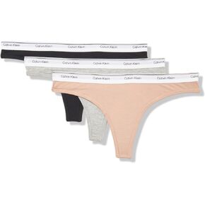 Calvin Klein Women's Balance Cotton Stretch Thong Panties, 3 Pack
