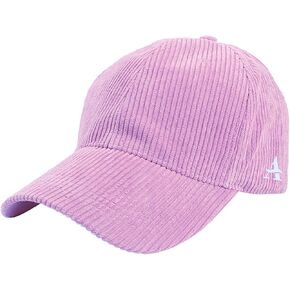 ATZI Classic Corduroy Baseball Cap Vintage Hat Casual Prep Golf Fashion Stylish Mens Womens Dad 6 Panel Adjustable Strap
