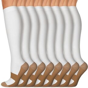 Premium Compression Socks for Men & Women - 15-20 mmHg Support for Circulation, Athletic Running, Hiking, Cycling, Medical, Travel, and Everyday Comfort – Ideal for Nurses, Pregnancy, and Sports Enthusiasts