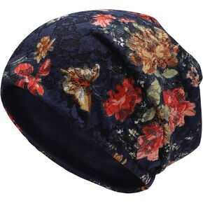 ZLYC Women Lightweight Fleece Slouchy Beanie Warm Winter Hat Chemo Headwear Cap