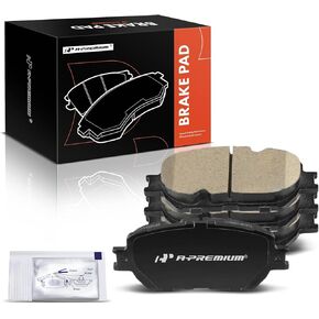 A-Premium Front Ceramic Disc Brake Pads Set Compatible with Toyota Camry 2002-2006 & Lexus IS250 2009-2015, GS300 2006, 4 Pcs