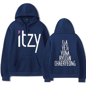 Kpop ITZY New Ablum Hoodie Sweatshirt Lia Chaeryeong YeJi RyuJin Yuna Unisex Pullover Sweater Kpop Merch