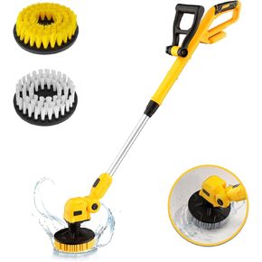 4 Packs Replacement Brush Heads for Mellif Spin Scrubber, 2-Pack 4.5’’ & 2-Pack 5.6’’ Hard Bristle Brush, Multi-Surface Cleaning, Easy Installation in Kuwait