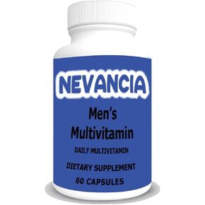Men's Multivitamin with 20+ Essential Nutrients, Energizers, Daily Nutritional Support, Supports Immune, Heart, Brain, Bone & Overall Health