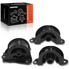 A-Premium Engine Motor Mount Kit Compatible with Honda CR-V CRV 1997-2001, Civic 1992-2000, Civic del Sol 1993-1997 & Acura Integra 1997-2001, EL 1997-2000, 3-PC Set, Replace# 50830SHJ305, 50820SDPA11