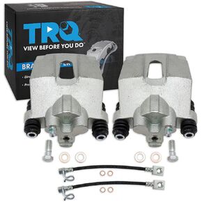 TRQ Rear Brake Caliper Set Compatible with 2004-2008 Ford F-150 2006-2007 Lincoln Mark LT