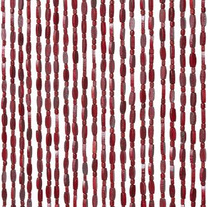 35.5" x 75" Bamboo and Wood Beaded Curtain for Doorway 52 Strands Handmade Bohemian Door Beads Curtain Boho Hanging Room Divider for Bedroom Living Home Deco, Beige