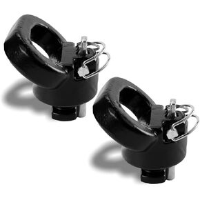 60617 Puck System Gooseneck Hitch Safety Chain Anchors fits for Dodge Ram 2500 3500 Gooseneck Safety Chain Anchor, 2 PCS