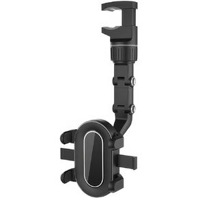 10th Gen Rearview Mirror Phone Holder for your Car 360°Rotatable and Retractable, Universal Mount, Cell Car Fit for Cell Phone iPhone,Samsung,Huawei,LG, Sony, Nokia