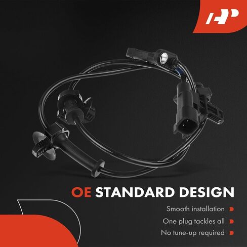 A-Premium ABS Wheel Speed Sensor Compatible with Cadillac Models - CTS 2014-2017/2019, ATS 2013-2017/2019 - Rear Driver & Passenger Side, 2-PC Set in Saudi Arabia