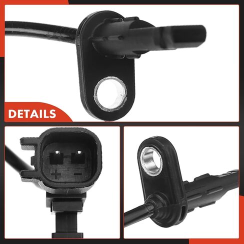 A-Premium ABS Wheel Speed Sensor Compatible with Cadillac Models - CTS 2014-2017/2019, ATS 2013-2017/2019 - Rear Driver & Passenger Side, 2-PC Set in Saudi Arabia