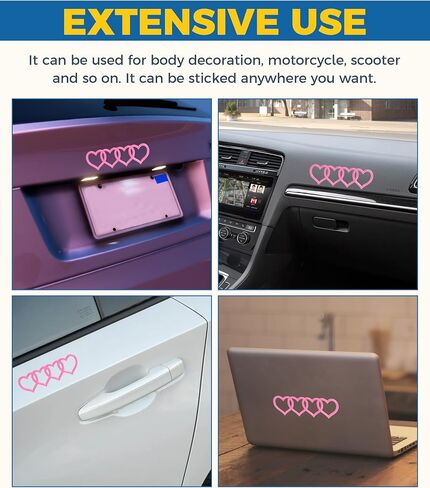 3D Car Decals,Heart Decals for Cars,Car Accessories,Car Trunk Badge Decal Sticker,Car Logo Emblem Sticker,Car Tail Replacement Decoration Decals,Applicable to A3 A4 A5 A6 A8 TT R8 Q3 Q5 (Silver) in Saudi Arabia