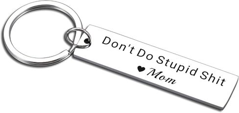 هدايا عيد الحب لابنتها-لا تفعل غبي sh t المفاتيح، هدايا لابن من أمي، هدايا عيد الحب للأطفال، أفضل الهدايا لفتاة تبلغ من العمر 20 عامًا، سلاسل مفاتيح مضحكة للفتيات، هدايا عيد ميلاد للمراهقين in Kuwait